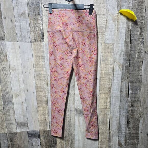 Beyond Yoga Caught In The Midi Leggings Meadow Floral Athletic Workout Gym Sport - Picture 3 of 6